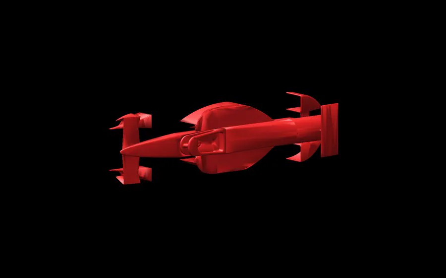Chasis 3D del coche de competición de Laquimia Racing